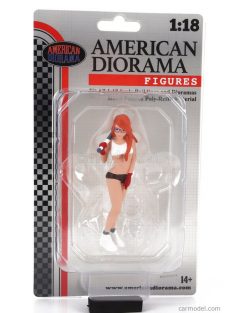 American Diorama - Figures Cosplay Girl 6 Beige White Orange