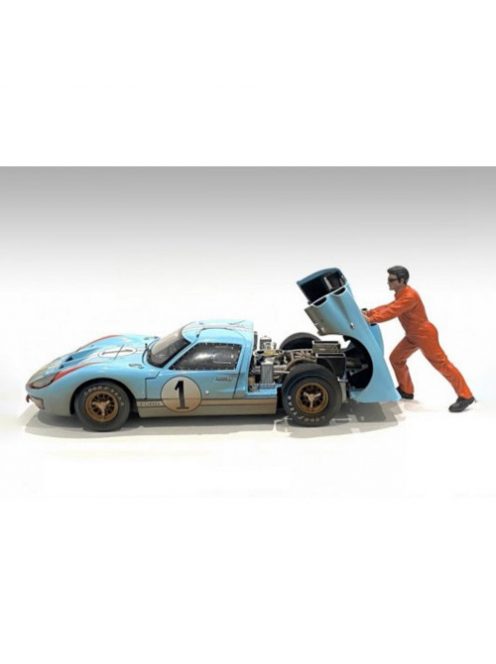 Americandiorama - 1:18 Figurines - Mechanic Ken, Orange (1:18)