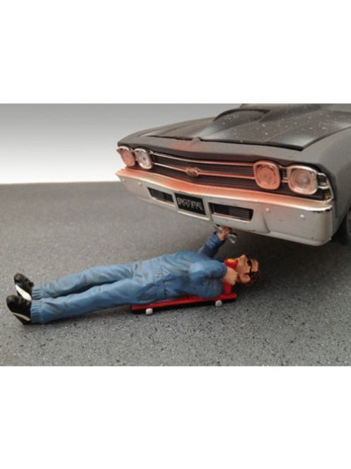 Americandiorama - 1:24 Figurines - Mechanic Paul, Blue (1:24)