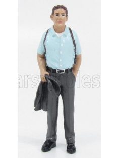   American Diorama - FIGURES POLIZIOTTO - DETECTIVE II LIGHT BLUE GREY