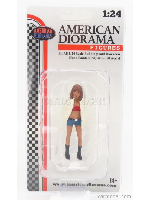 American Diorama - Figures Girl Hip Hop - 3 White Red Blue