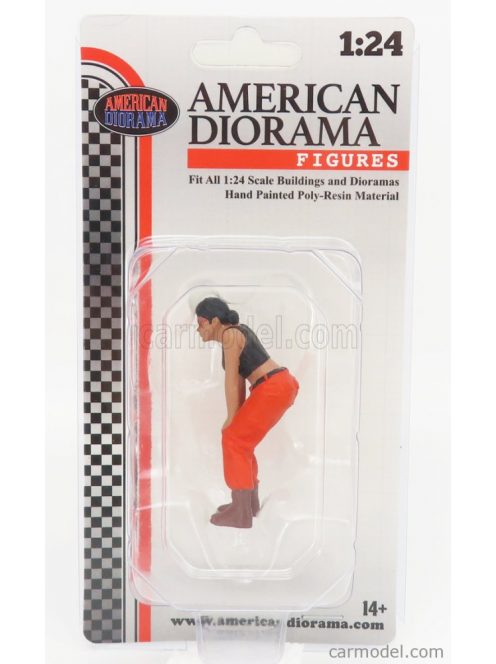 American Diorama - Figures Girl Hip Hop - 4 Orange Black