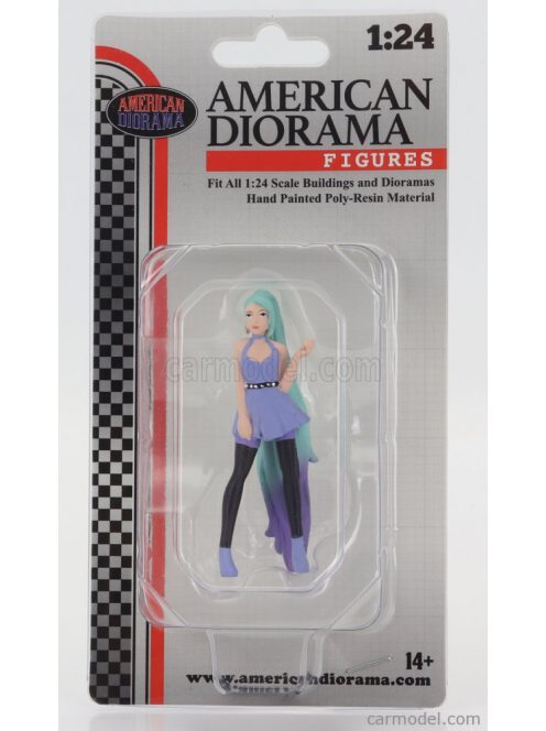 American Diorama - Figures Cosplay Girl 4 Blue Green