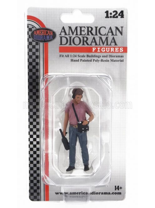 American Diorama - FIGURES MAN ON AIR - 4 RED BLUE