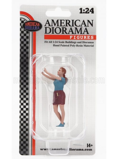 American Diorama - FIGURES GIRL SELFIE BLUE BROWN