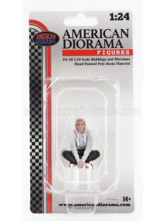 American Diorama - FIGURES MAN SITTING GREY BLACK