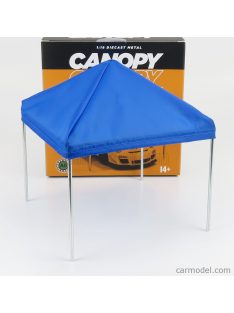   American Diorama - Accessories Canopy Set With Frame And Cover Chrome Blue