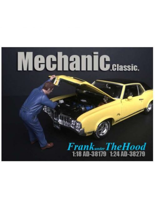 Americandiorama - 1:24 Figurines - Mechanic Frank Under The Hood