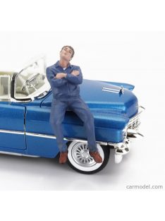 American Diorama - Figures Man Sitting Mechanic #Ii Blue