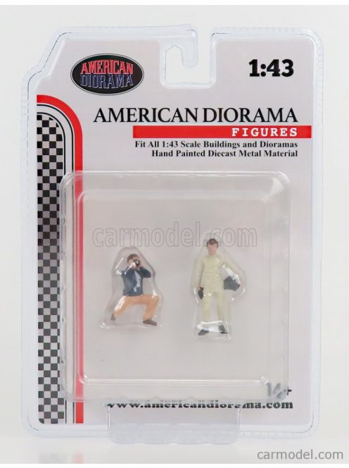 American Diorama - Figures Race Day - Set 1 Various