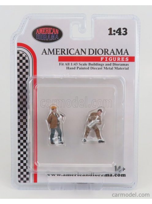 American Diorama - Figures Race Day - Set 4 Various