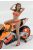 American Diorama - FIGURES CINDY - HOT BIKE MODEL - MOTORCYCLE NOT INCLUDED PINK ORANGE