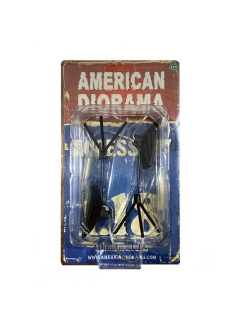 American Diorama - Photographer Lightning Kit (Set Of 2). Functional Light With On/Off Switch - American Diorama