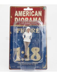   American Diorama - FIGURES GIRL CAR MEET 2 - FIGURE I GREY WHITE