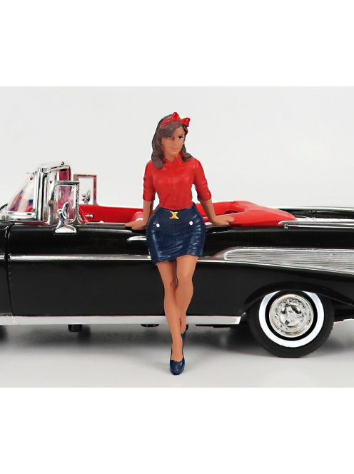 American Diorama - FIGURES PIN-UP - BETSY RED BLUE