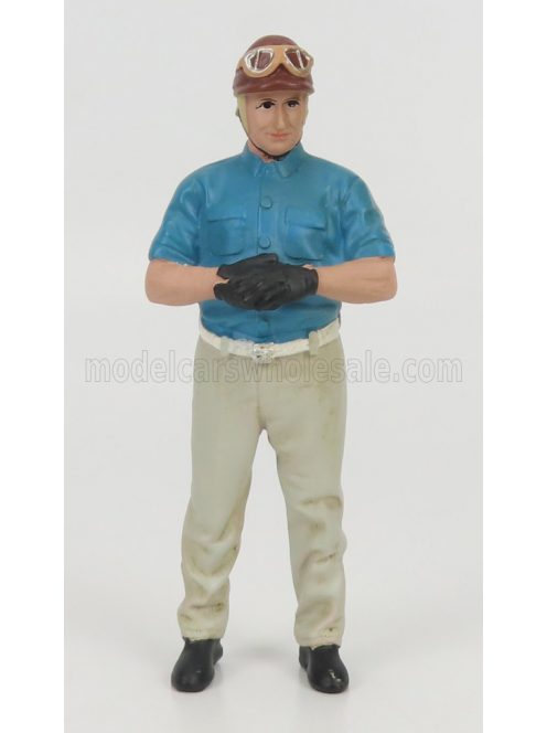 American Diorama - FIGURES MAN RACING LEGEND 50s-A BLUE GREY