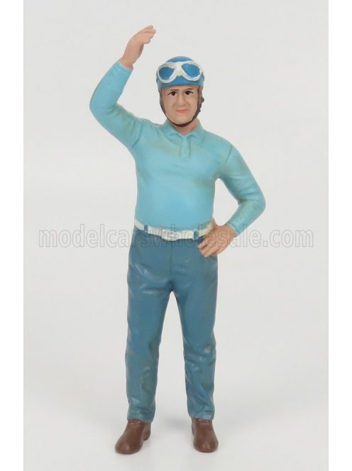 American Diorama - FIGURES MAN RACING LEGEND 50s-B BLUE GREY