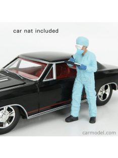   American Diorama - Figures Man - Hazmat Crew Figure Vi Light Blue