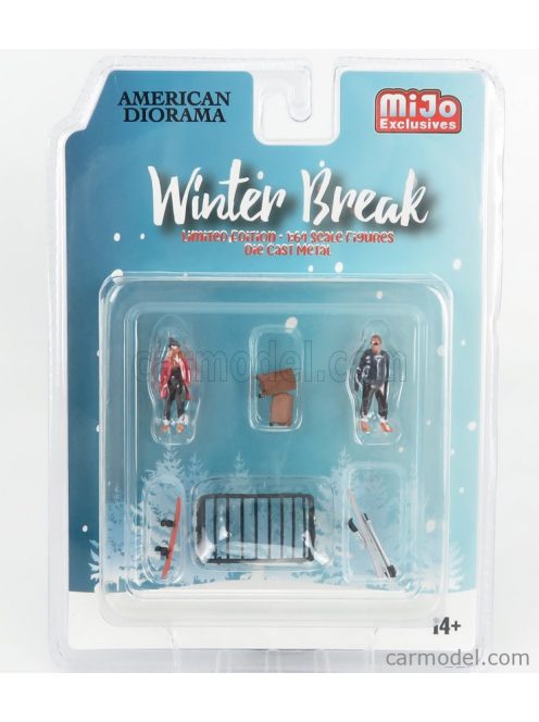 American Diorama - Figures Set 4X Winter Break Various