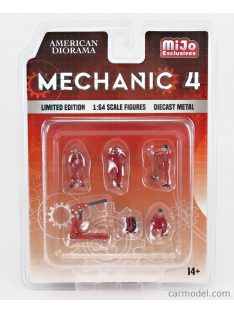 American Diorama - Figures Advan Set Mechanics Iv Red