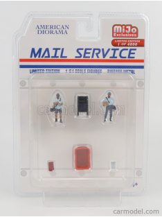   American Diorama - Accessories Set Mail Service - 2X Figure Various