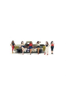   Americandiorama - 1:64 Figurines - Pin Up Girls Mijo Figure Set, Various