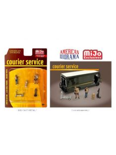   Americandiorama - 1:64 Figurines - Courier Service Mijo Figure Set, Various