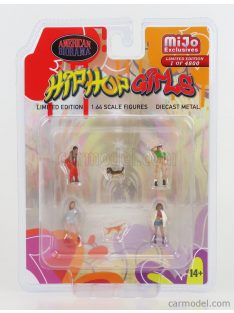 American Diorama - Figures Set 6X Hip Hop Girls Various