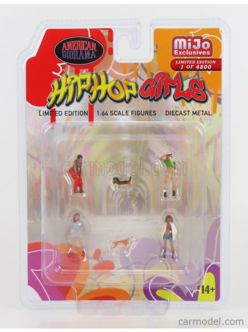 American Diorama - Figures Set 6X Hip Hop Girls Various