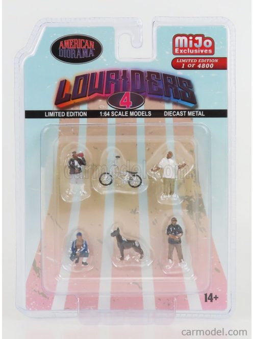 American Diorama - Figures Set 6X Lowriders Various