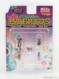 American Diorama - Figures Set - Dia De Los Muertos Various