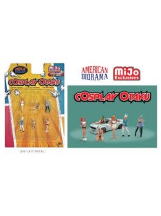   Americandiorama - 1:64 Figurines - Cosplay Otaku Anime Figure Set