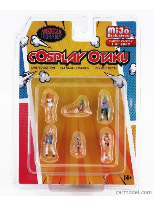 American Diorama - Figures Set 6X Cosplay Otaku Anime Figure Various