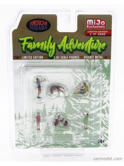 American Diorama - Figures Set 6X Family Adventure Various