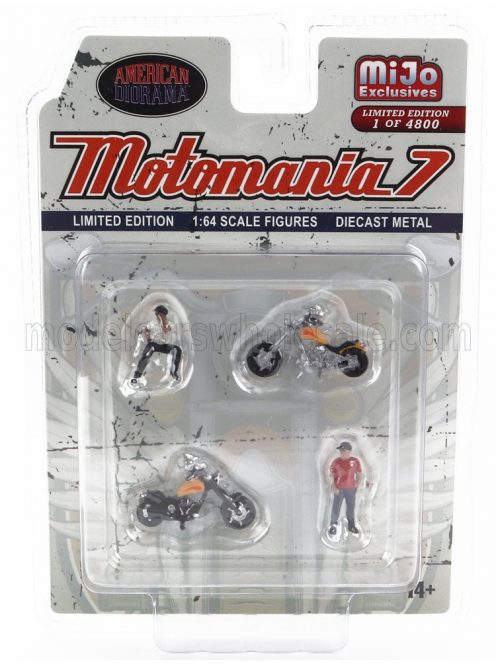 American Diorama - FIGURES SET 2X FIGURE WITH 2X MOTORCYCLE VARIOUS