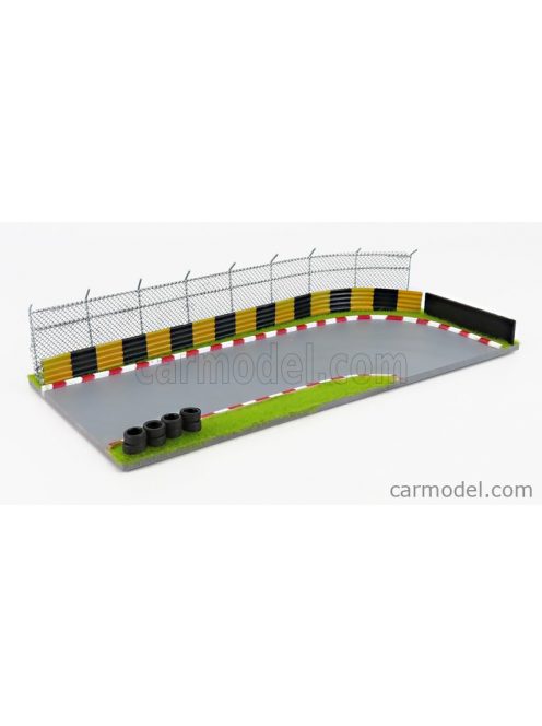 American Diorama - Accessories Diorama Advan Nismo Race Track Red Black