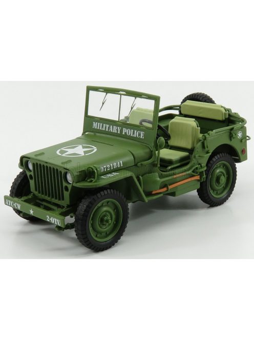 American Diorama - JEEP WILLYS US ARMY OPEN MILITARY POLICE 1944 MILITARY GREEN