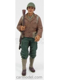   American Diorama - Figures Soldato Americano Con Fucile - Usa Soldier I With Rifle Gun Green Brown