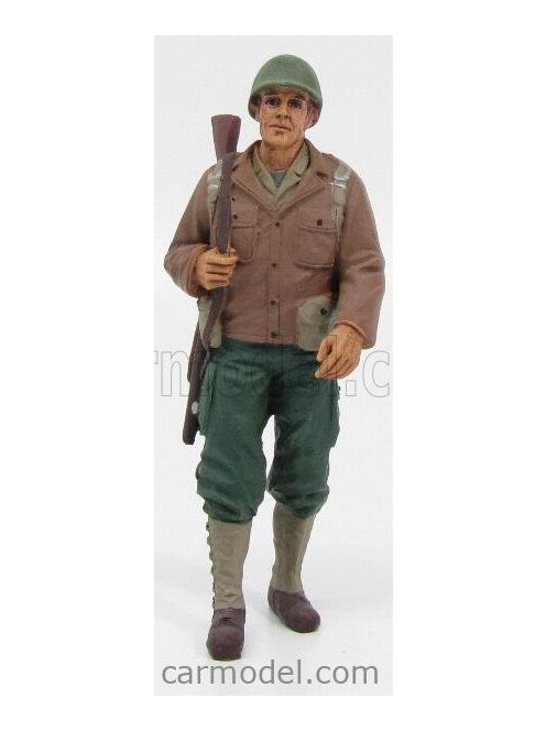 American Diorama - Figures Soldato Americano Con Fucile - Usa Soldier I With Rifle Gun Green Brown