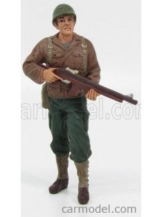   American Diorama - Figures Soldato Americano Con Fucile - Usa Soldier Ii With Rifle Gun Green Brown