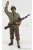 American Diorama - Figures Soldato Poliziotto Militare Con Fucile - Miltary Police Soldier I With Rifle Gun Green Brown