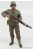 American Diorama - Figures Soldato Poliziotto Militare Con Fucile - Miltary Police Soldier Iv With Rifle Gun Green Brown