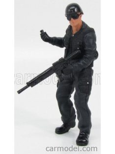   American Diorama - Figures Soldato Swat Con Fucile - Soldier Flash Swat With Rifle Gun Military Green