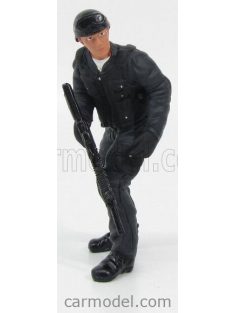   American Diorama - Figures Soldato Swat Con Fucile - Soldier Rifleman Swat With Rifle Gun Black