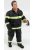 American Diorama - FIGURES POMPIERE VIGILE DEL FUOCO I - FIREMAN CHIEF I BLACK YELLOW