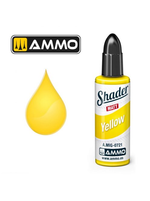 AMMO by MIG Jimenez - MATT SHADER Yellow