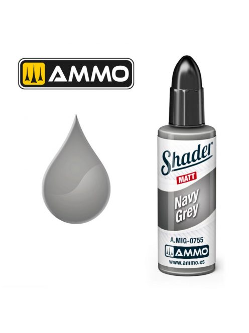 AMMO by MIG Jimenez - MATT SHADER Navy Grey