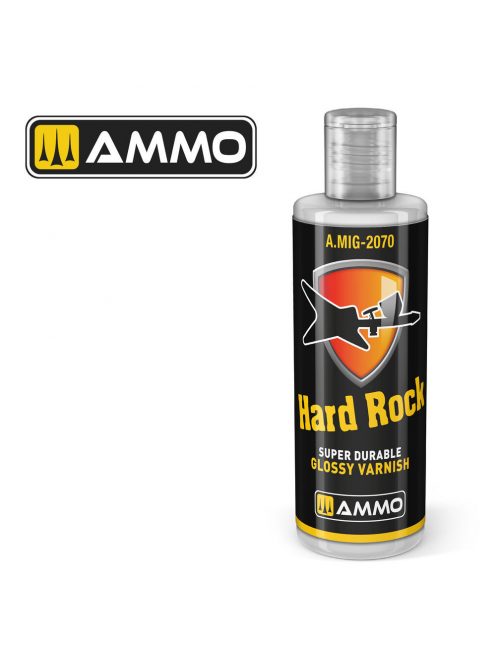 AMMO by MIG Jimenez - AMMO Hard Rock Super Durable Glossy Varnish (60ml)  - Jar 60 mL