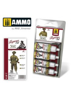 AMMO - British Wwii Uniforms Figures Set