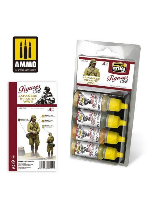 AMMO - Japanese Infantry Wwii Figures Set